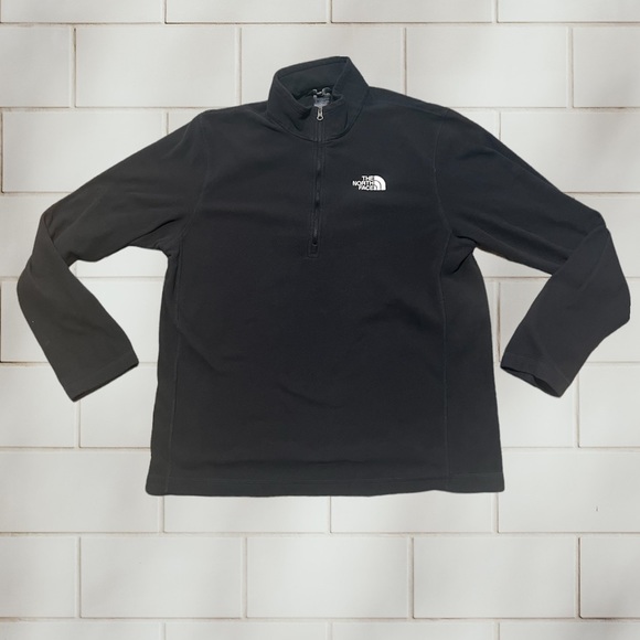 The North Face Other - The North Face black fleece 1/4 zip pullover men’s size MEDIUM
